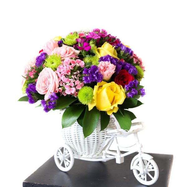 Bicicleta Flores mixtas - Imagen 3