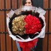 Ramos de rosas doradas bogota