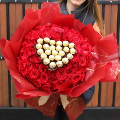 Rosas y chocolates para entrega en bogota