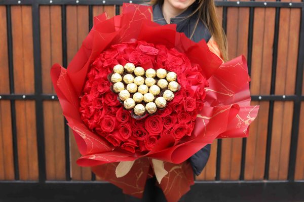 Rosas y chocolates para entrega en bogota